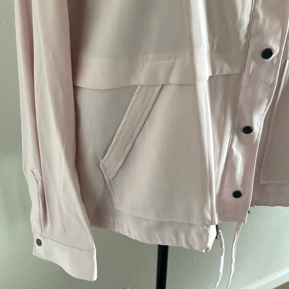 Belle by Kim Gravel Twill Utility Jacket in Pink Quartz Size Medium - Picture 6 of 12